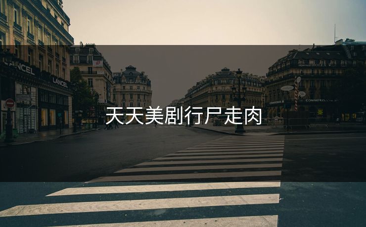 天天美剧行尸走肉